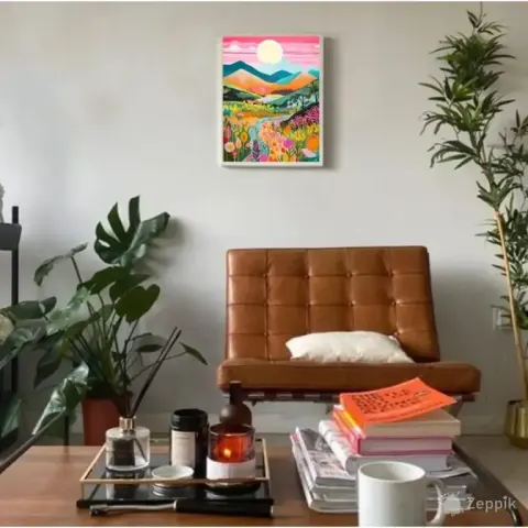 Landscapes maalid numbri järgi 20 x 30 cm, 2 tk