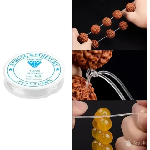 Littlegaofeithing läbipaistev elastne käevõruniit, 10 tk