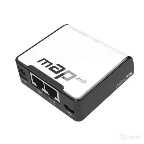 MikroTik mAP RBmAP2nd (Wi-Fi 4, 2.4 GHz) Wi-Fi Router