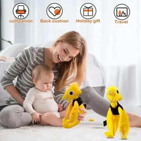 GEWDW Roblox plüüsist mänguasi, kollane