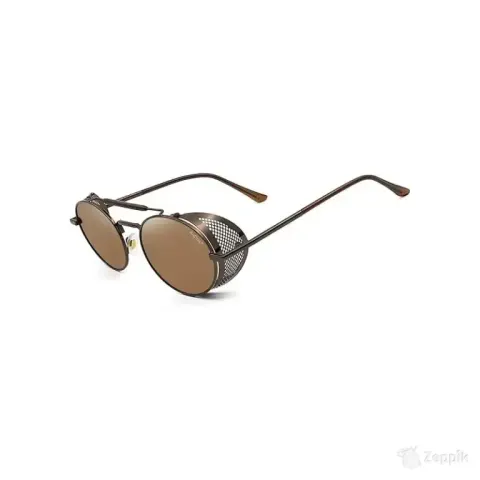 ANDOILT Steampunk ümarad päikeseprillid UV400