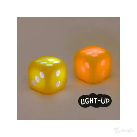 Design&Art - Täring valgusega - 4 cm (1 tk., 4 kujundust)