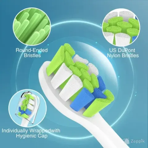 BrightDeal elektrilise hambaharja vahetusotsikud, 8 tk Philips Sonicare
