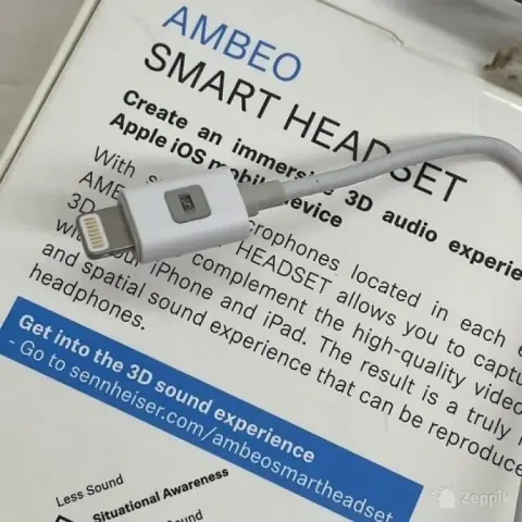 lot sennheiser ambeo smart peakomplekt korvaklapid