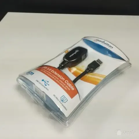 Manhattan USB aktiivpikenduskaabel 16 ft (5 m), USB 2.0
