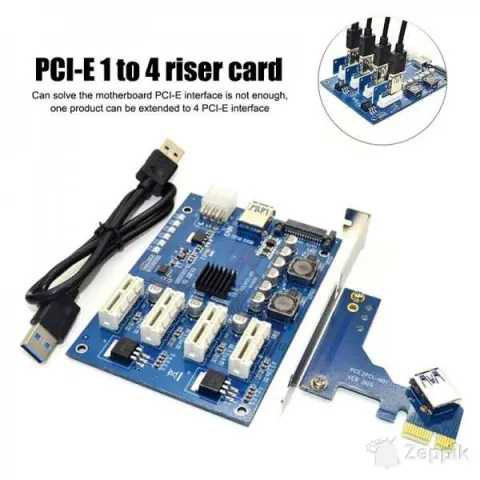 PCI-E X1 kuni 4 PCI-E X16 Laiendaja 1 kuni 4 pordi