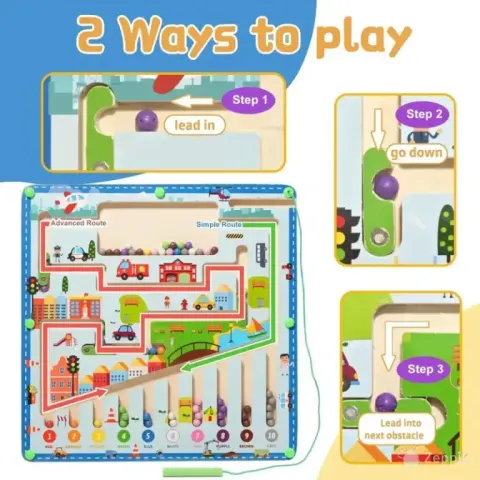 Õppetahvel Montessori 2in1 Mickyu