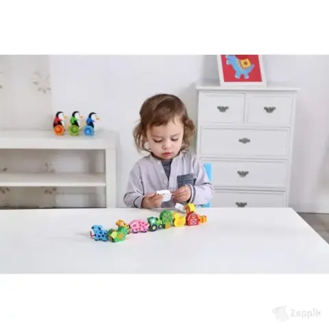 Puidust klotsid "Farm" Andreu Toys TKB510-B