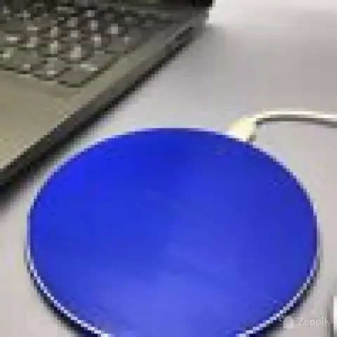Juhtmevaba kiirlaadija 10W Qi testitud ja töökorras, sinine