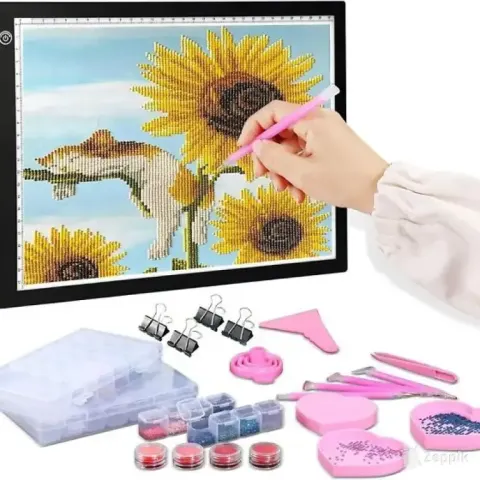 lot uus rtjoy a4 led paneel teemantkunsti komplektide jaok