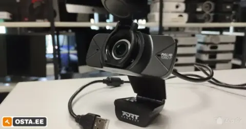 Port Connect Full HD 1080P USB-A & USB-C Webcam 900078