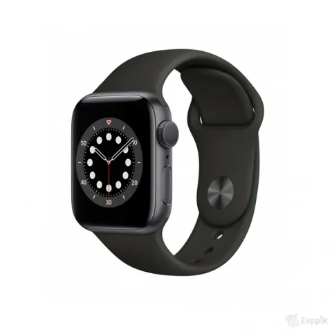 Apple Watch Series 6 GPS 44mm Space Gray Aluminium – Sport Band Black