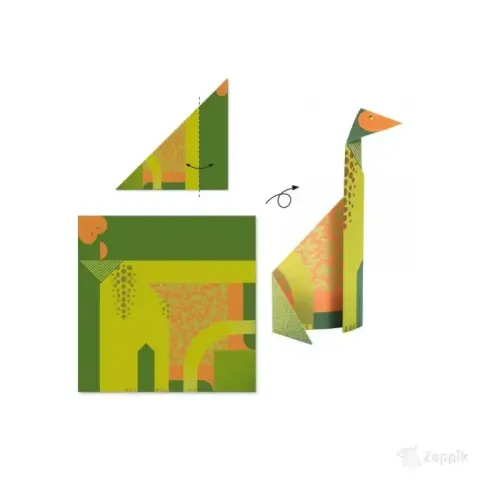 Origami paberid - Dinosaurused