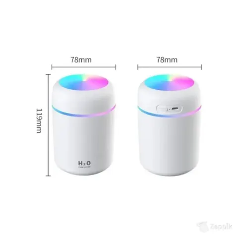 Õhuniisutaja LED valgusega H2O Humidifier, must