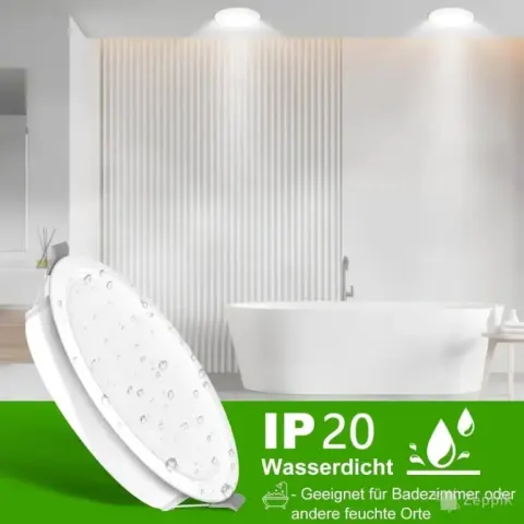 Jaenmsa Genmsa 3000K 5W süvistatavad LED-valgustid 6tk