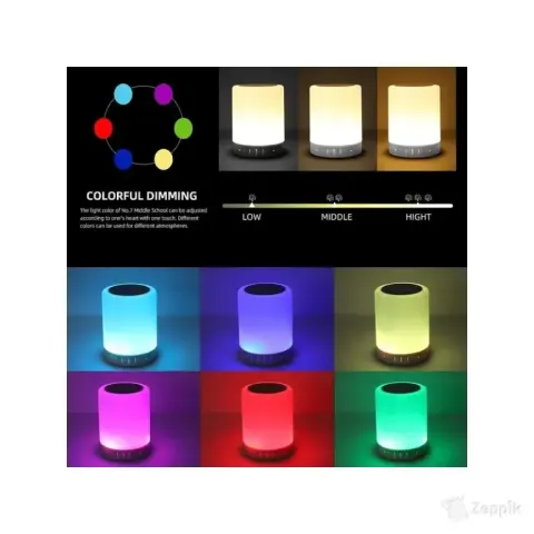 LED-öölamp Bluetooth kõlar KPR