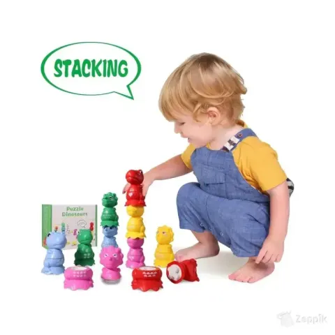 Montessori mänguasjad peenmotoorika arendamiseks Jiosdo dinosaurused