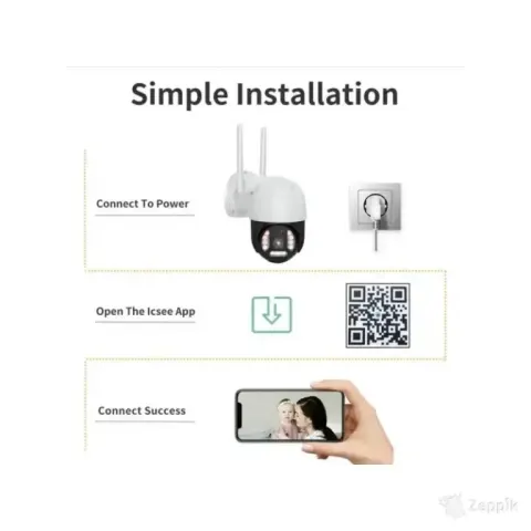 PTZ 360 kraadi CCTV kaamera 4G SIM, OEM