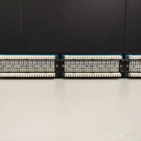 24-pordine Cat5e UTP patch-paneel P24T-KDA võrguseadmetele