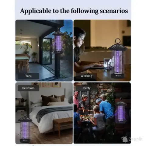 Buzzeap LED elektriline UV sääsetõrjelamp