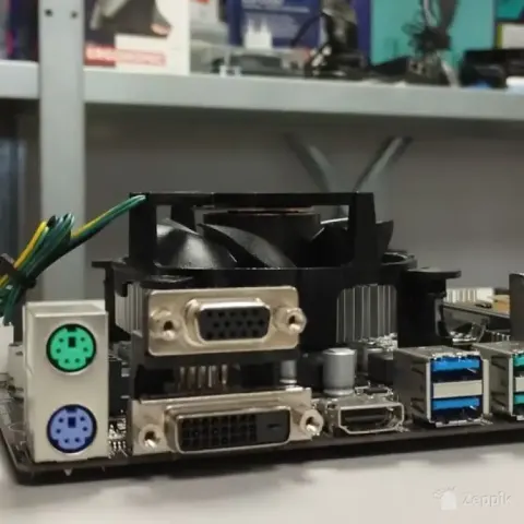 ASUS H110M-PLUS + Intel i5-7600 emaplaat ja protsessor
