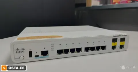 Cisco 2960C WS-C2960CG-8TC-L 8p hallatav Gigabit lüliti