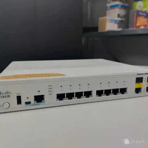 Cisco 2960C WS-C2960CG-8TC-L 8p hallatav Gigabit lüliti