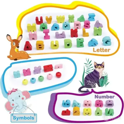 Miela Montessori mänguasi, inglise tähestik