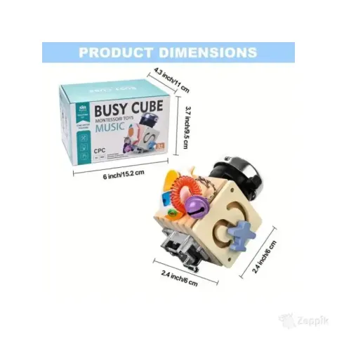 Muusikaline hariv sensoorne kuubik lastele Busy Cube