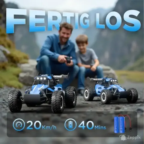 MaxTronic raadioteel juhitav mänguauto, 2,4 GHz