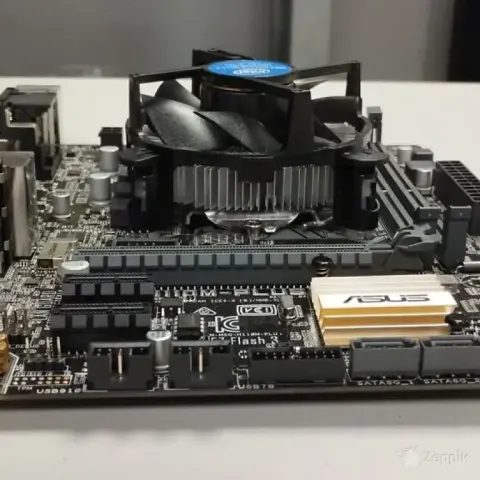 ASUS H110M-PLUS + Intel i5-7600 emaplaat ja protsessor