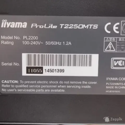 iiyama ProLite T2250MTS 22 FHD puutetundlik monitor