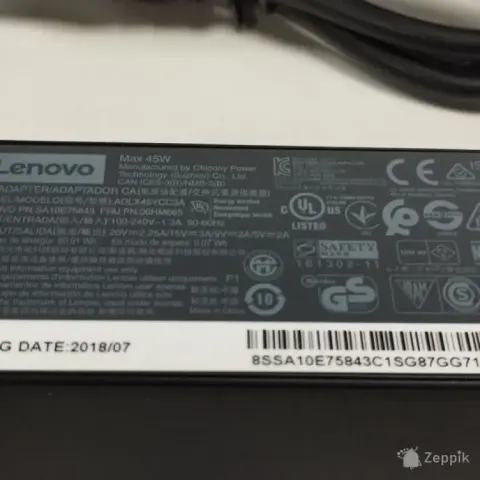 Lenovo originaal AC-adapter 45W (ADLX45YCC3A) + kaabel uus