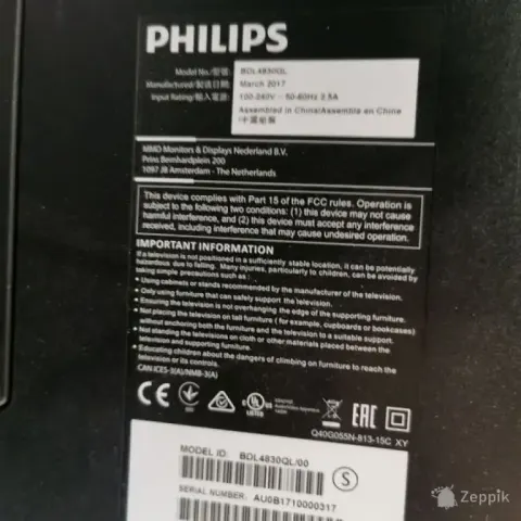 Philips BDL4830QL 48" monitor