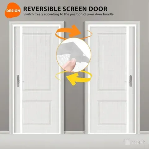 SCREEN DOOR sääsevõrk 110 × 240 cm, valge