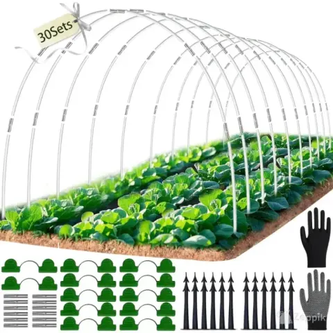 Polytunnel minikasvuhoone tunneli komplekt, 30 tk