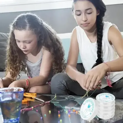 Littlegaofeithing läbipaistev elastne käevõruniit, 10 tk