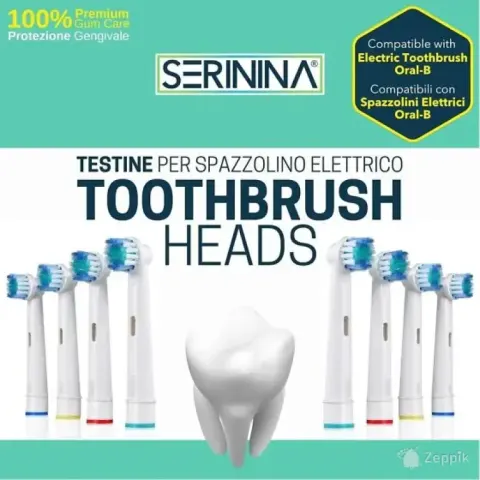 lot uus serinina elektrilise hambaharja otsik oral b 8 tk