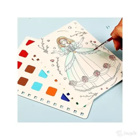 Loominguline komplekt LMAZG DIY Värvimisraamat lastele