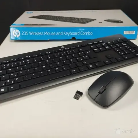 HP 235 juhtmevaba klaviatuur ja hiir, USB, must