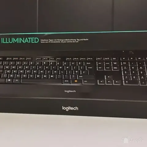 Logitech K800 valgustusega juhtmevaba klaviatuur (DEU, uus)
