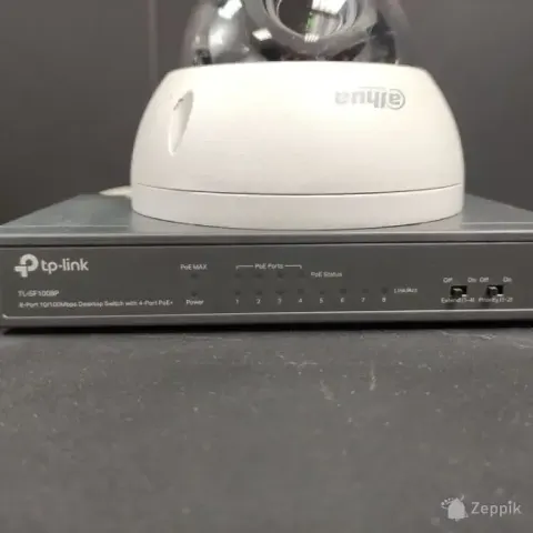 Dahua 4K NVR komplekt + 4 IP-kaamerat + TP-Link PoE switch
