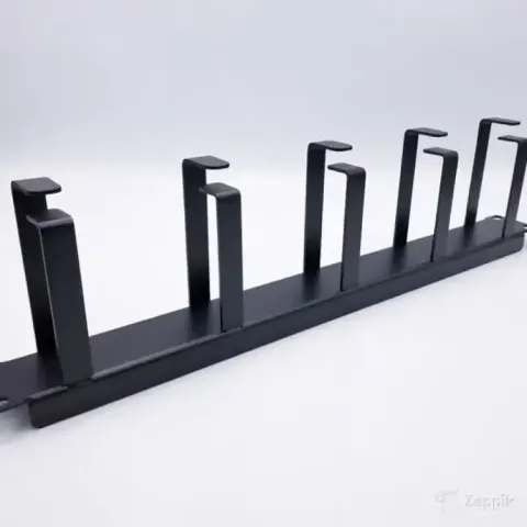 19 1U rack kaablihalduspaneel (metallist)