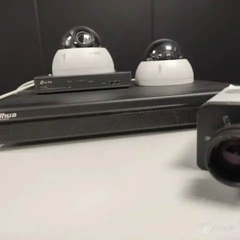 Dahua 4K NVR komplekt + 4 IP-kaamerat + TP-Link PoE switch