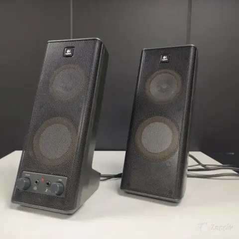 Logitech S-0264B 2.0 kõlarid 3.5mm / testitud / võrgutoide