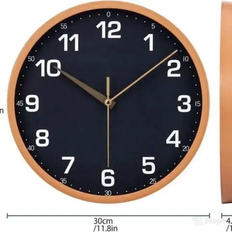 lot uus vivilinen seinakell vaikne 30cm non ticking
