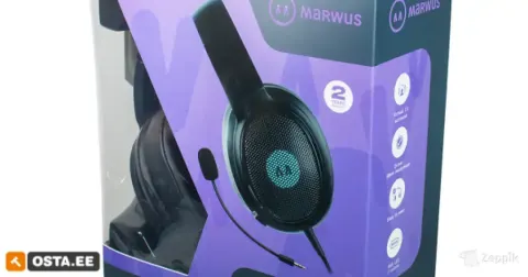 Kõrvaklapid Marwus GH109, must