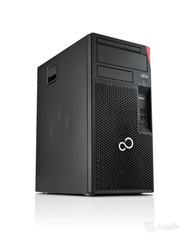 Fujitsu ESPRIMO P558 DDR4-SDRAM i3-9100 Desktop 9th gen Intel® Core™ i3 8 GB 256 GB SSD Windows 10 Pro PC Black, Red