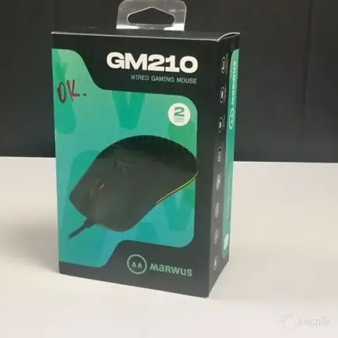 Marwus GM210 juhtmega mänguhiir uus