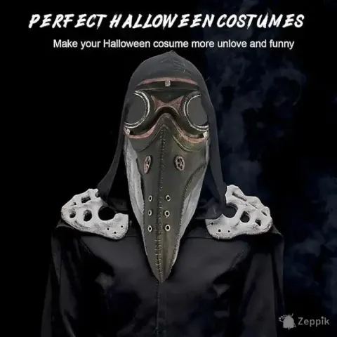 Halloweeni linnumask Steampunk